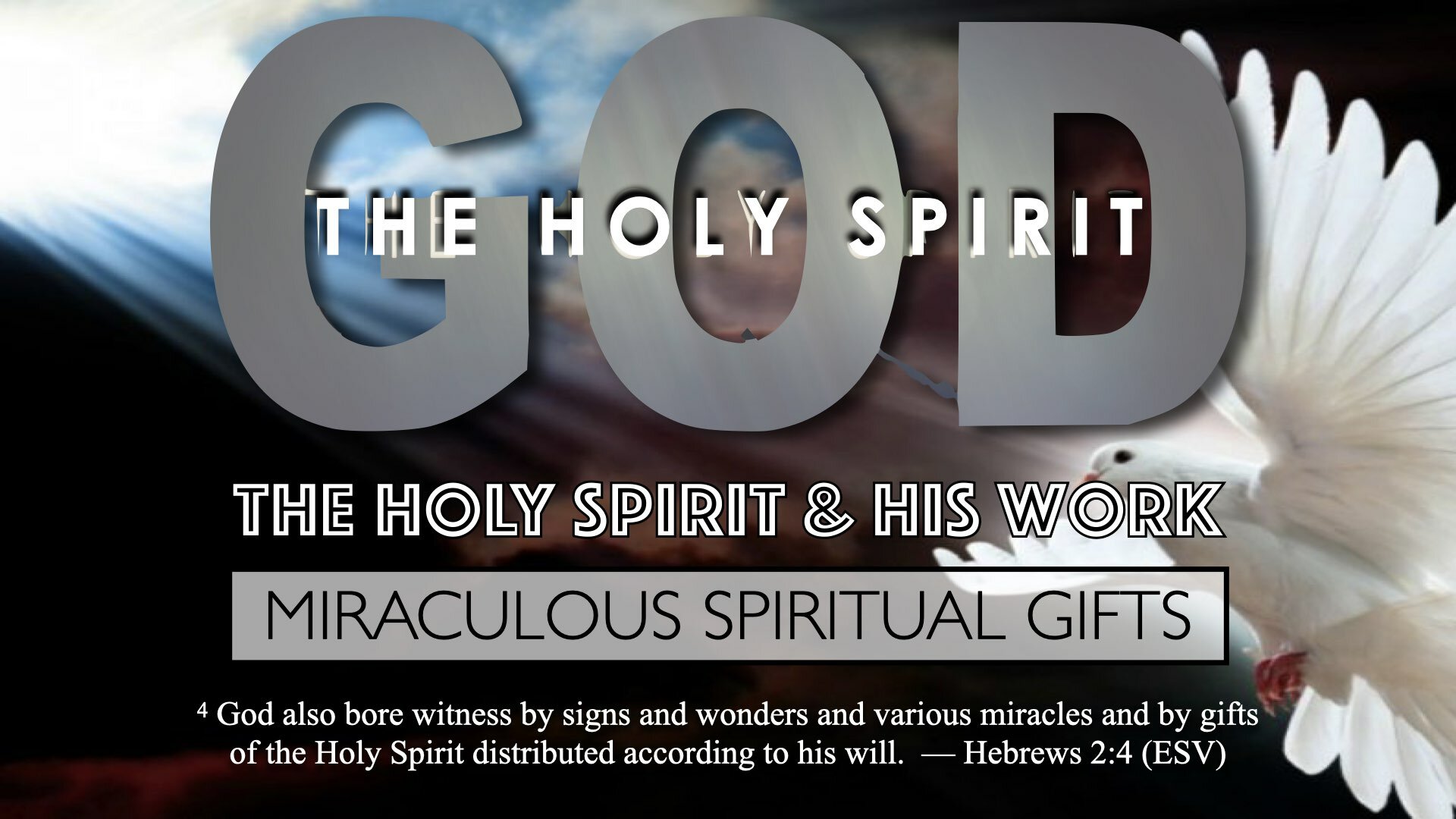 The Holy Spirit & His Work #4 - Miraculous Spiritual Gifts Image
